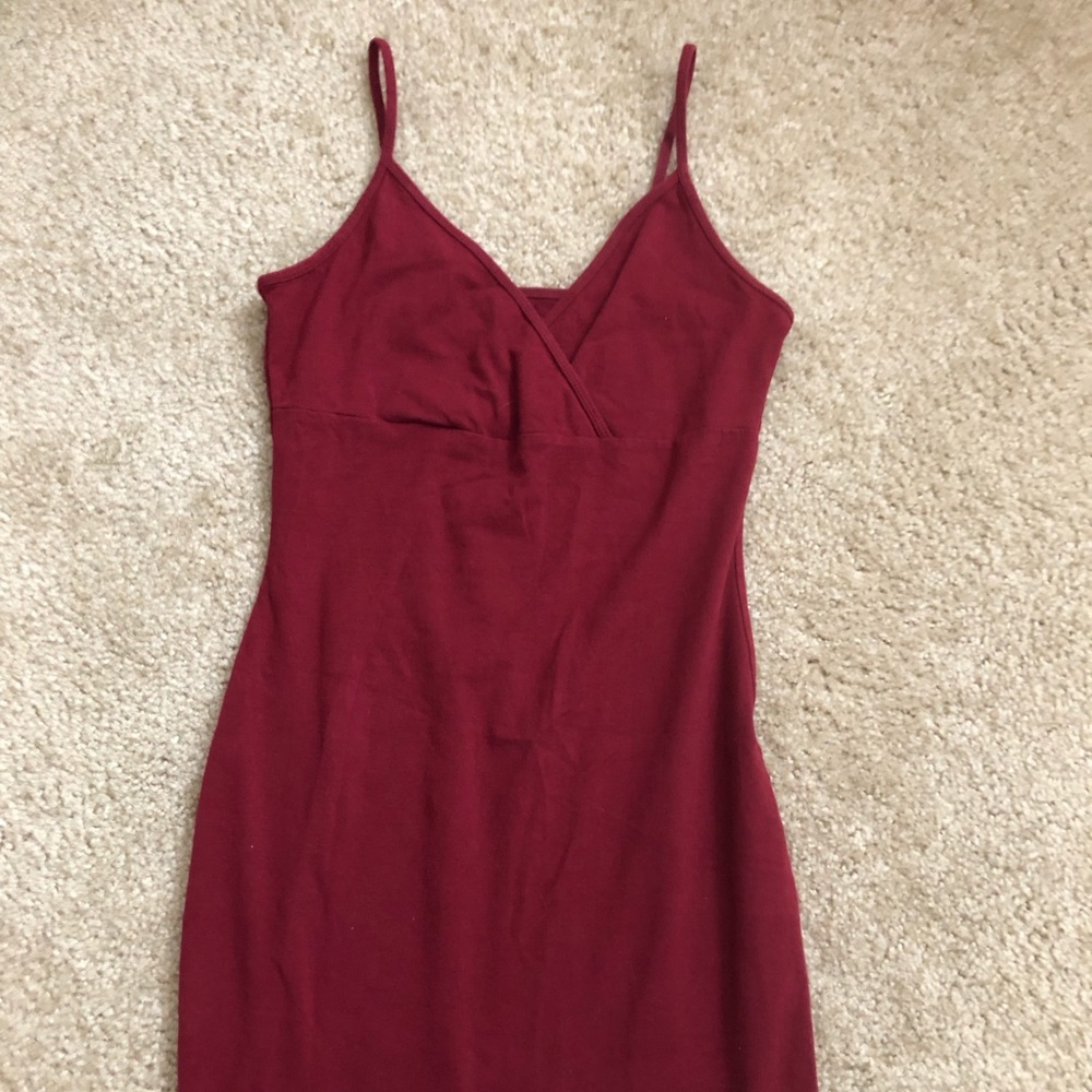 Burgundy Dress